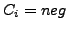 $C_{i}= neg$