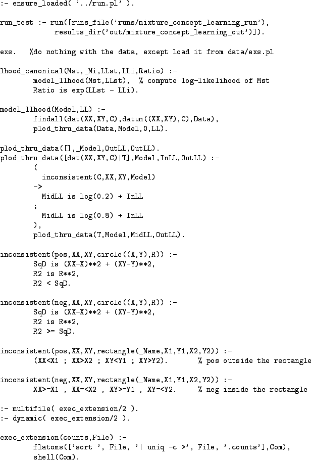 \begin{figure}\centering
\begin{verbatim}:- ensure_loaded( '../run.pl' ).run...
...ert uniq -c >', File, '.counts'],Com),
shell(Com).\end{verbatim}
\end{figure}