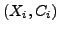 $(X_{i},C_{i})$